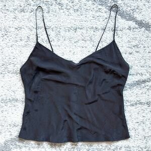 MaxMara Grey Silk Cami Top Size M